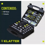 KIT DE HERRAMIENTA PORTATIL 189 PCS, KLATTER