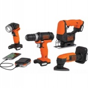 SET DE HERRAMIENTAS ELECTRICAS INALAMBRICAS 12V BLACK+DECKER 4